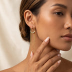 Drift Chain Tassel Earrings