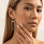 Drift Chain Tassel Earrings