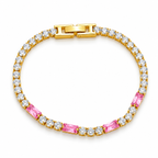 Pink Bubble Tennis Bracelet