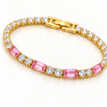 Pink Bubble Tennis Bracelet