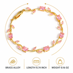Blush Tulip Bracelet