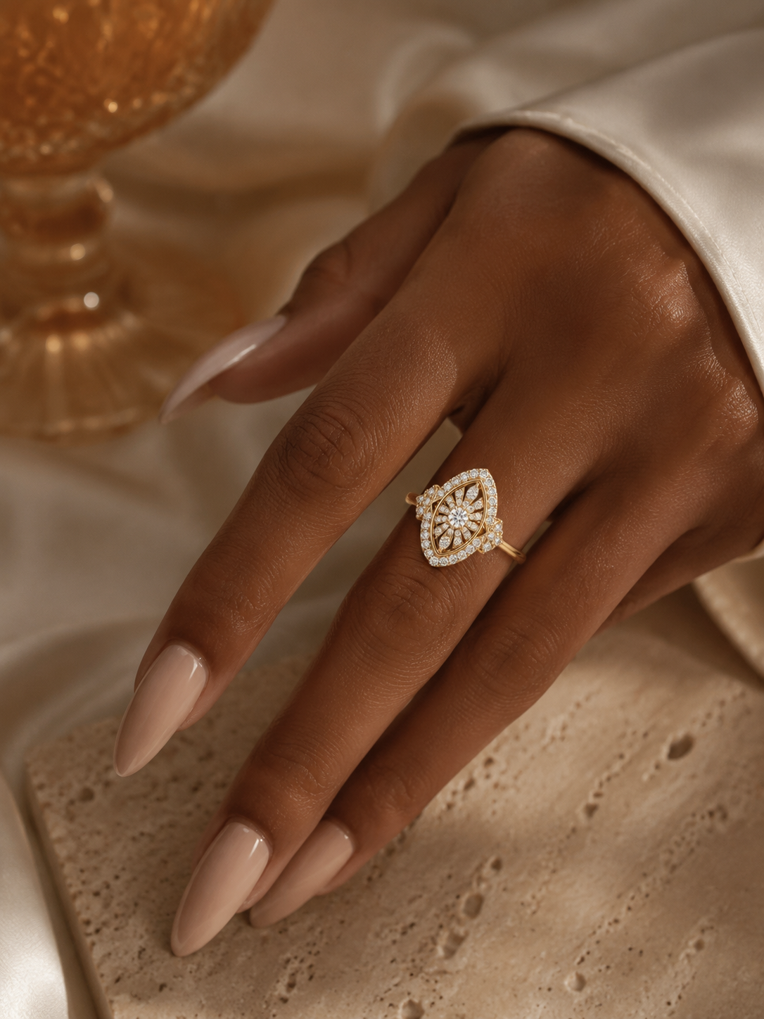 Aurora Vintage Radiance Ring