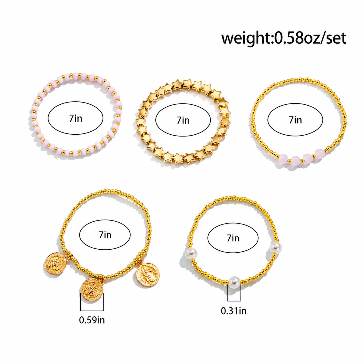 Desert Moon Boho Bracelet Set
