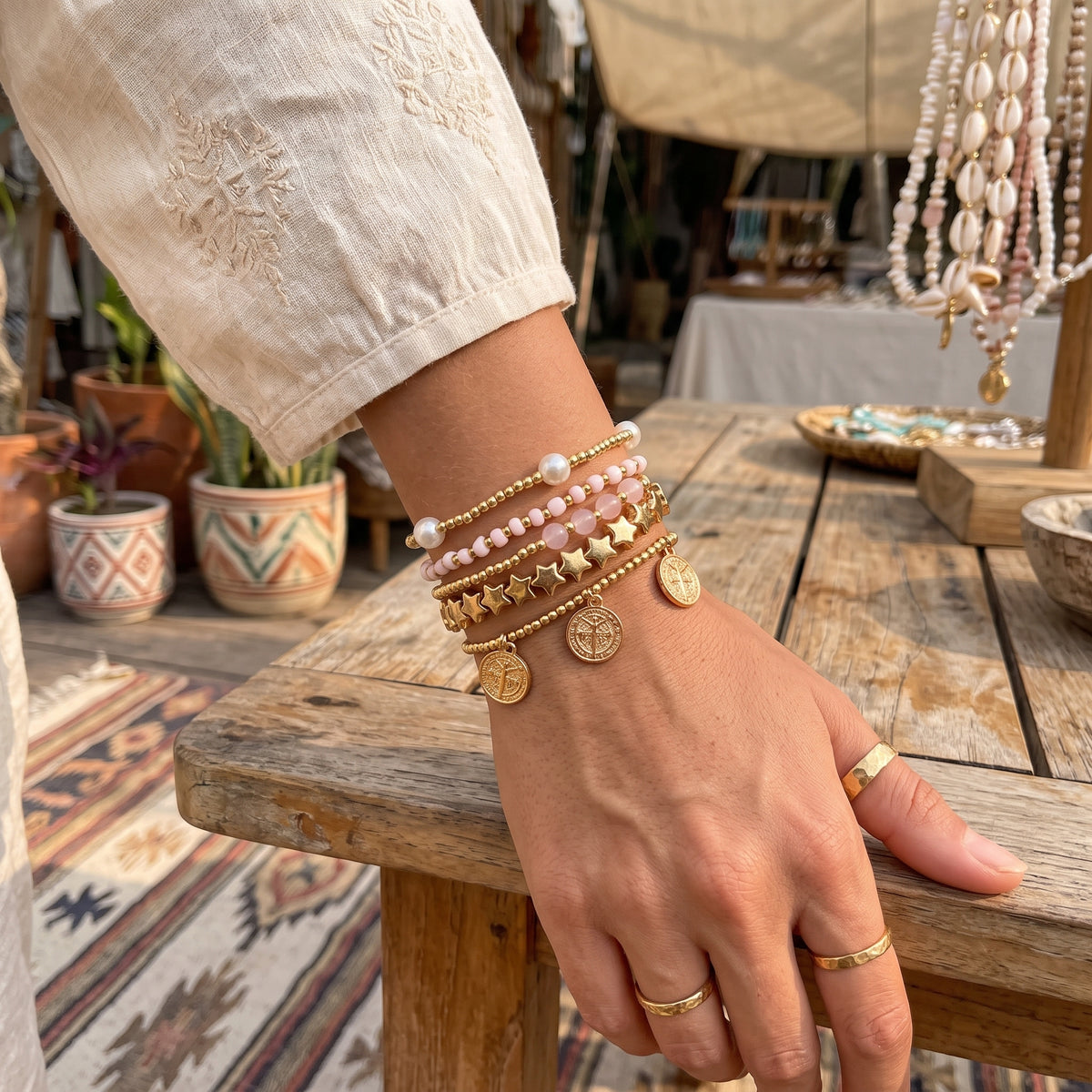 Desert Moon Boho Bracelet Set