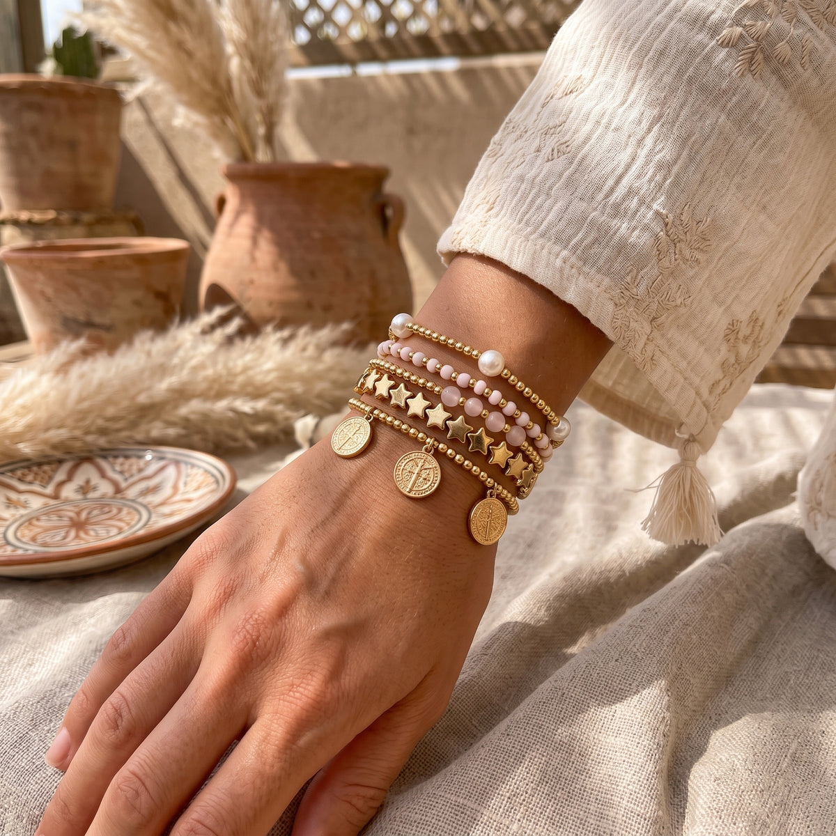 Desert Moon Boho Bracelet Set