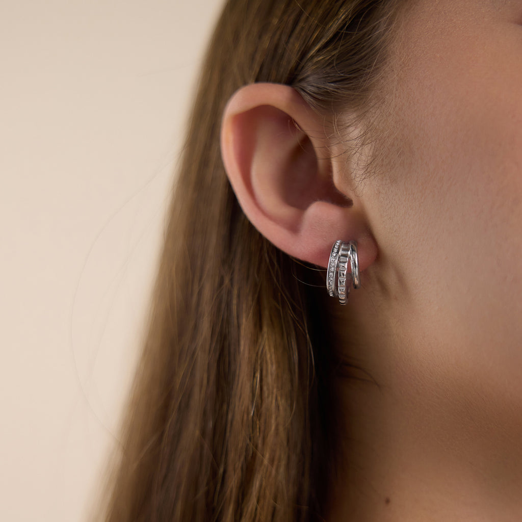 Lumière Duo Hoops Earrings