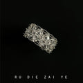 Flora Crown Open Ring