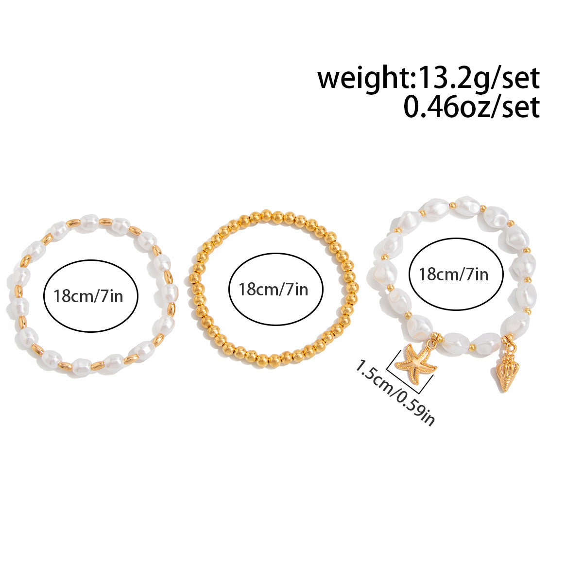 Malibu Pearl Shore Bracelet Stack