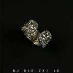 Flora Crown Open Ring
