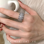 Flora Crown Open Ring