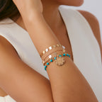 Santorini Tide Boho Bracelet Stack