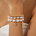 Malibu Pearl Shore Bracelet Stack