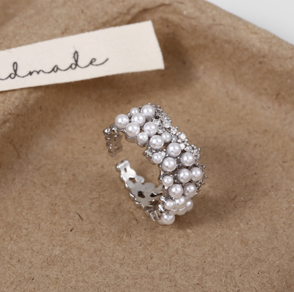 Pearl Stardust Ring