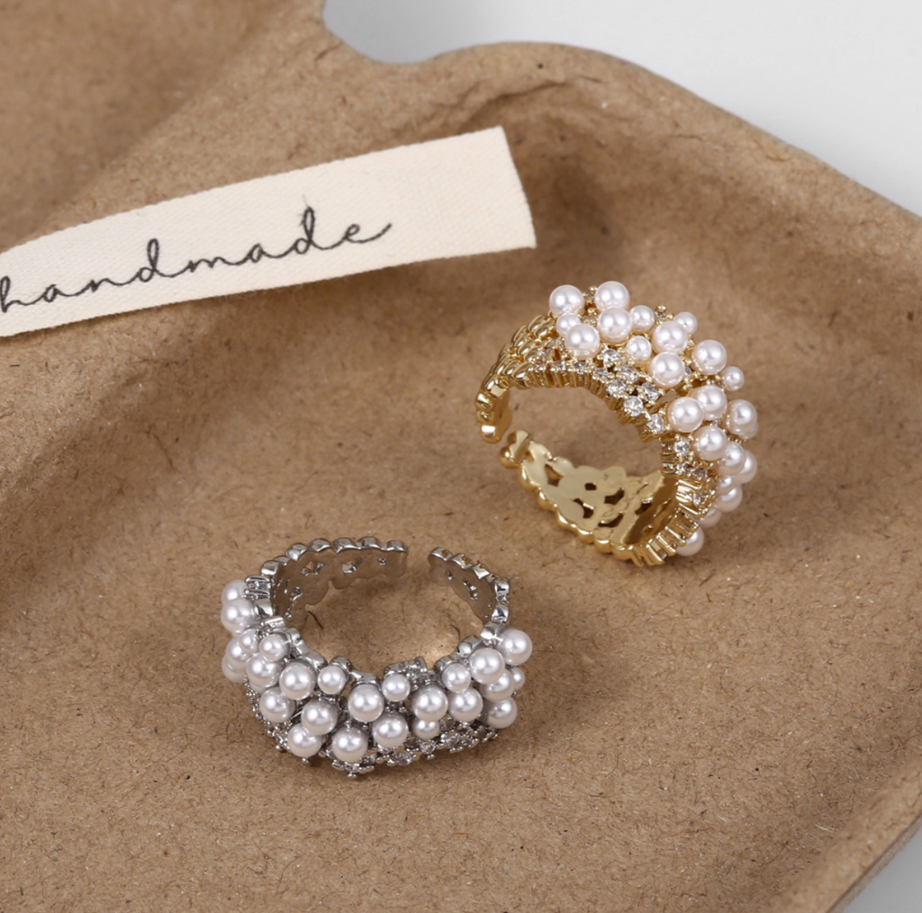 Pearl Stardust Ring