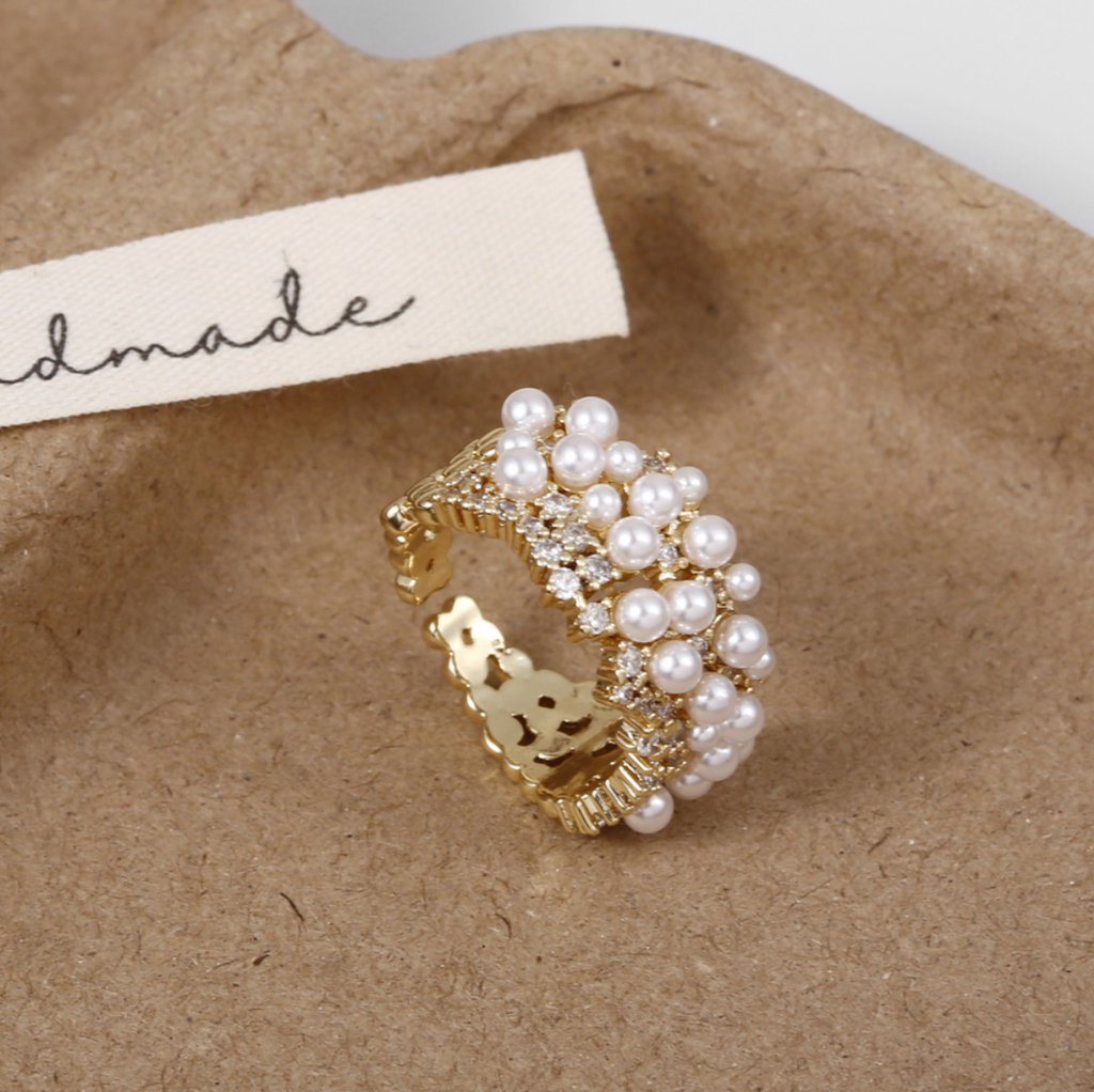 Pearl Stardust Ring