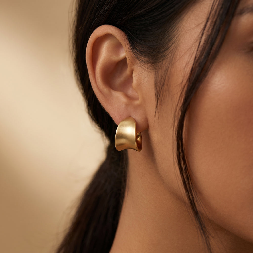Sculpted Curve Earrings